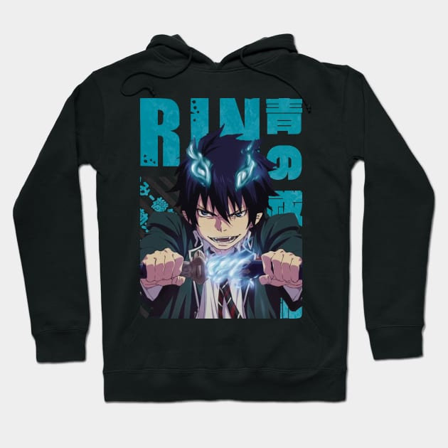 Blue exorcist hoodie cheap